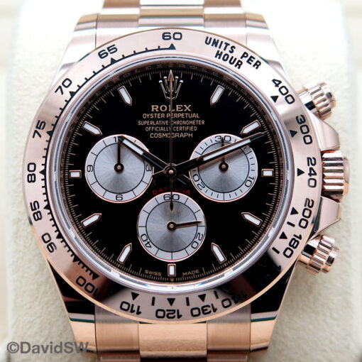 Rolex 126505 Cosmograph Daytona 18K Rose Gold with Black Dial (New Model) - Image 3