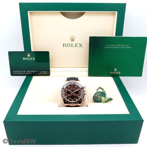 Rolex 116515LN Cosmograph Daytona 18K Rose Gold with Chocolate Dial - Image 2