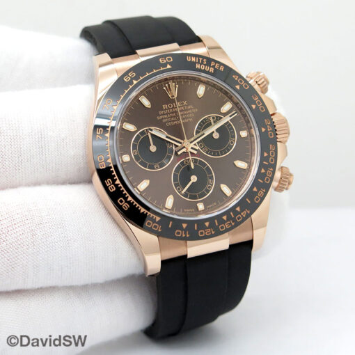 Rolex 116515LN Cosmograph Daytona 18K Rose Gold with Chocolate Dial