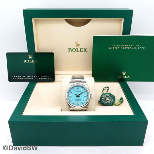 Rolex 126000 Oyster Perpetual with Turquoise Dial - Image 2