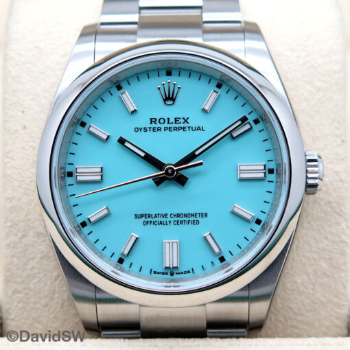 Rolex 126000 Oyster Perpetual with Turquoise Dial - Image 3