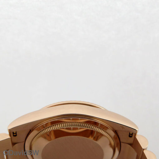 Rolex CPO 118235 Day Date 18K Rose Gold with White Roman Dial - Image 6