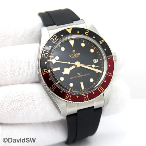 Tudor 7939g1a0 Black Bay 58 GMT on Rubber Strap (New Model)