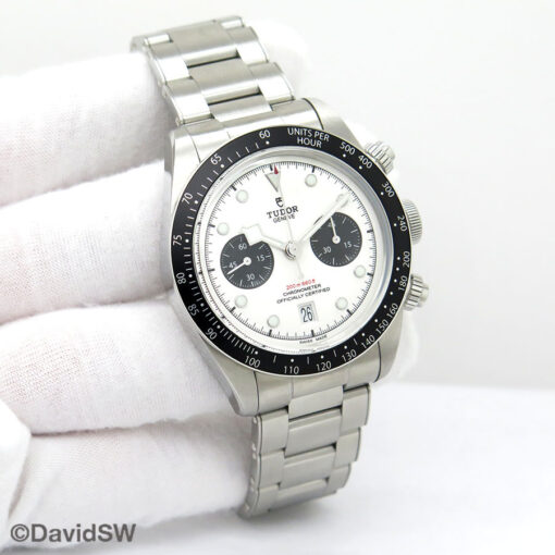 Tudor 79360N Black Bay Chronograph with White Dial