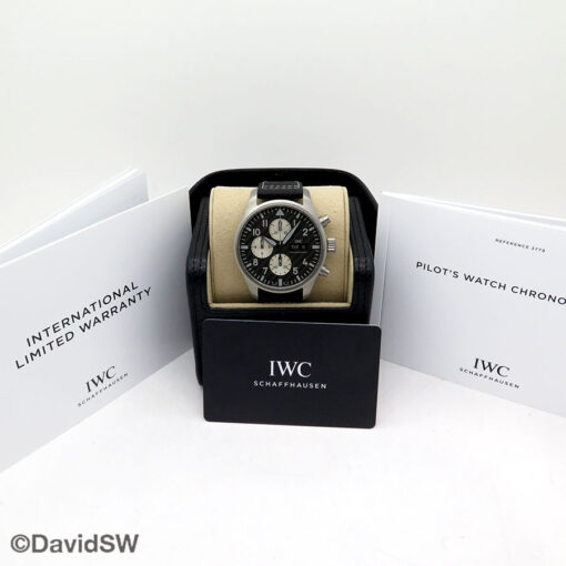 IWC IW3779 Pilot's Watch Chronograph AMG Edition with Carbon Dial - Image 2