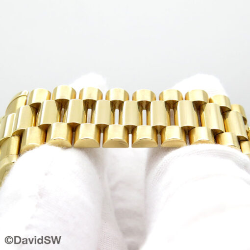 Rolex 118238 Day Date 18K Yellow Gold with Champagne Diamond Dial - Image 8