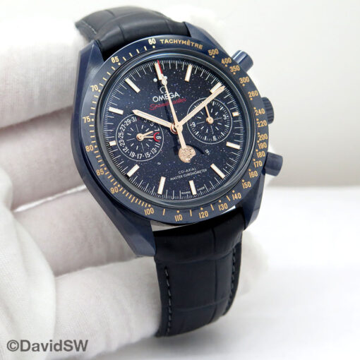 Omega Speedmaster Moonphase "Blue Side of the Moon" with Aventurine Dial