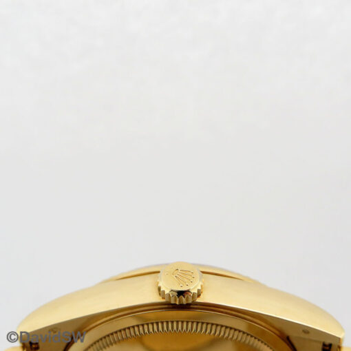 Rolex 118238 Day Date 18K Yellow Gold with Champagne Diamond Dial - Image 4