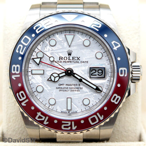 Rolex 126719BLRO GMT Master II 18K White Gold with Meteorite Dial - Image 3