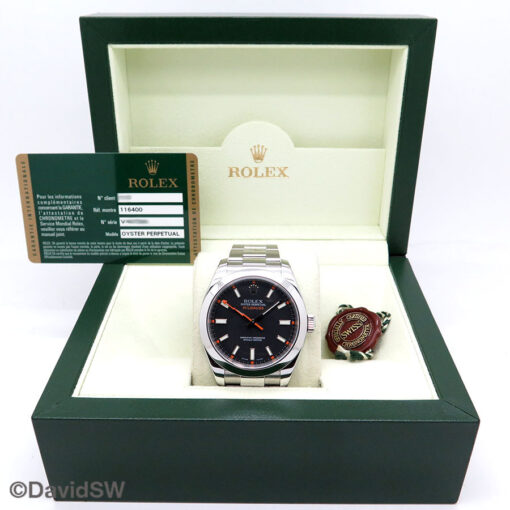 Rolex 116400 Milgauss with Black Dial - Image 2