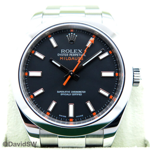 Rolex 116400 Milgauss with Black Dial - Image 3