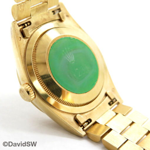 Rolex 18238 Day Date 18K Yellow Gold with Champagne Stick Dial - Image 4