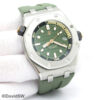 Audemars Piguet 15720ST Royal Oak Offshore Diver with Khaki Green Dial