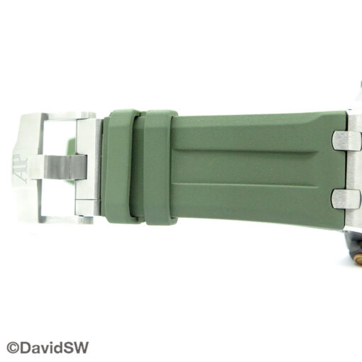 Audemars Piguet 15720ST Royal Oak Offshore Diver with Khaki Green Dial - Image 7