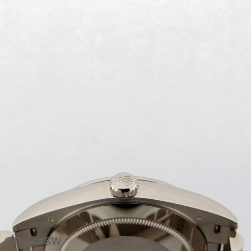 Rolex 228239 Day Date 18K White Gold with Olive Green Roman Dial - Image 4