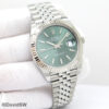 Rolex 126334 Datejust 41 with Mint Green Stick Dial on Jubilee