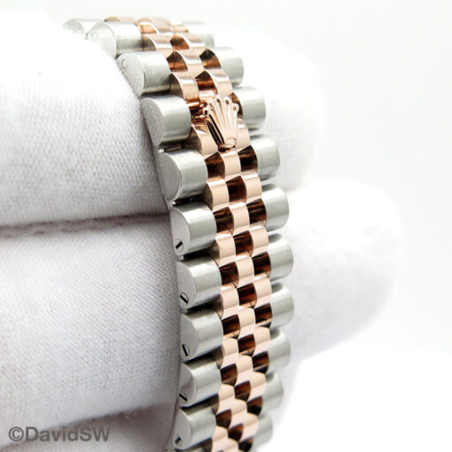 Rolex 278271 Datejust 18K/SS with Slate Roman Diamond "VI" Dial on Jubilee - Image 7