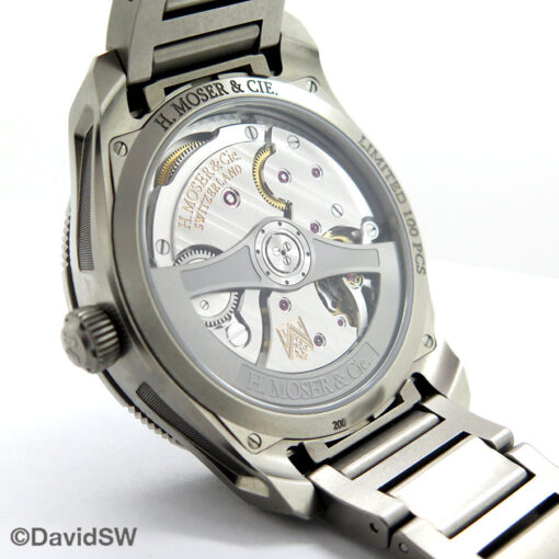 H. Moser & Cie Pioneer Centre Seconds Funky Blue Limited Edition - Image 4