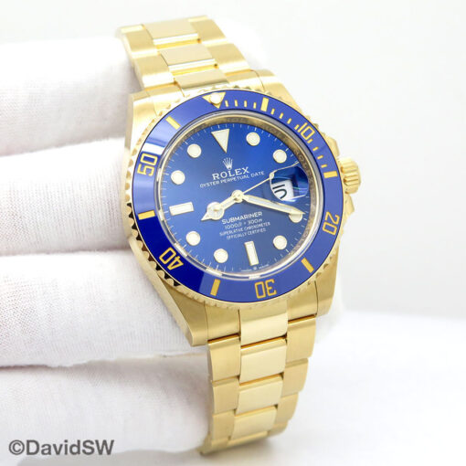 Rolex 126618LB Submariner 41 18K Yellow Gold