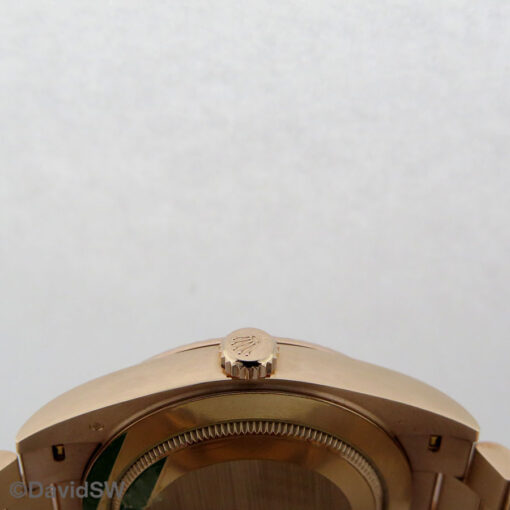Rolex 228235 Day Date 40 18K Rose Gold with Sundust Diamond Baguette Dial - Image 4