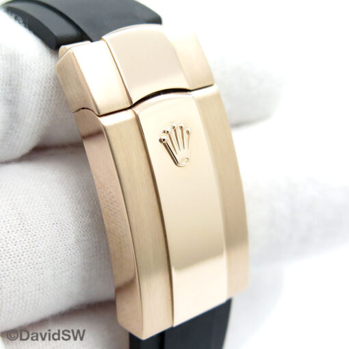Rolex 326235 Skydweller 18K Rose Gold with Slate Dial on Oysterflex - Image 7