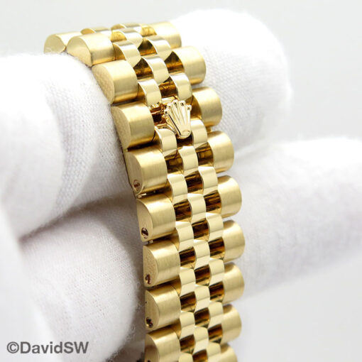 Rolex 116238 Datejust 18K Yellow Gold with Champagne Stick Dial on Jubilee - Image 7