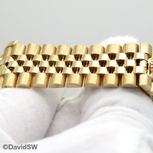 Rolex 116238 Datejust 18K Yellow Gold with Champagne Stick Dial on Jubilee - Image 8