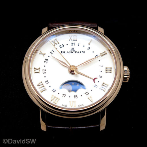 Blancpain Villeret Quantième Phases de Lune 18K Rose Gold - Image 3