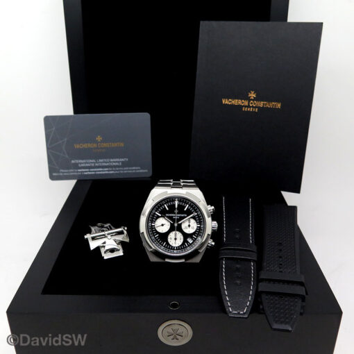 Vacheron Constantin 5500V Overseas Chronograph with Black Dial - Image 2