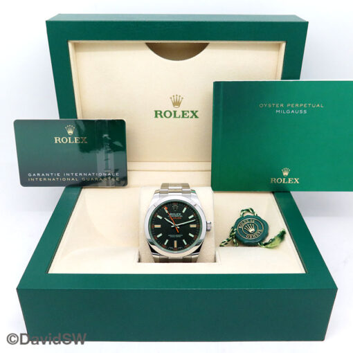Rolex 116400GV Milgauss with Black Dial - Image 2