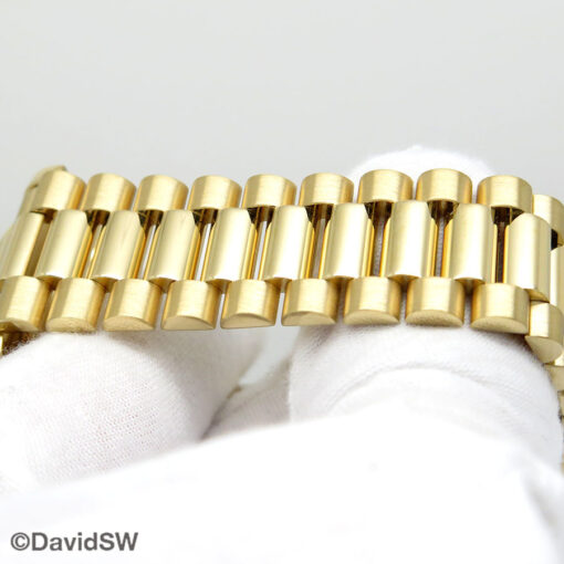 Rolex 218238 Day Date II 18K Yellow Gold with Champagne Diamond Ruby Dial - Image 6