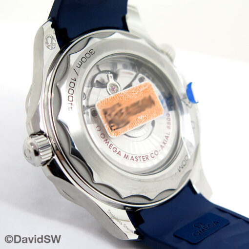 Omega Seamaster Diver 300m with Blue Dial on Strap - Image 4