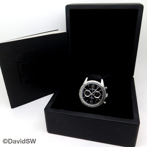 Bell & Ross BR126 Original Black Chronograph on Strap - Image 2