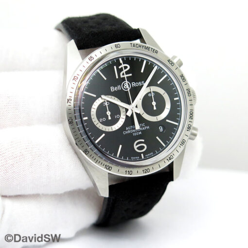 Bell & Ross BR126 Original Black Chronograph on Strap