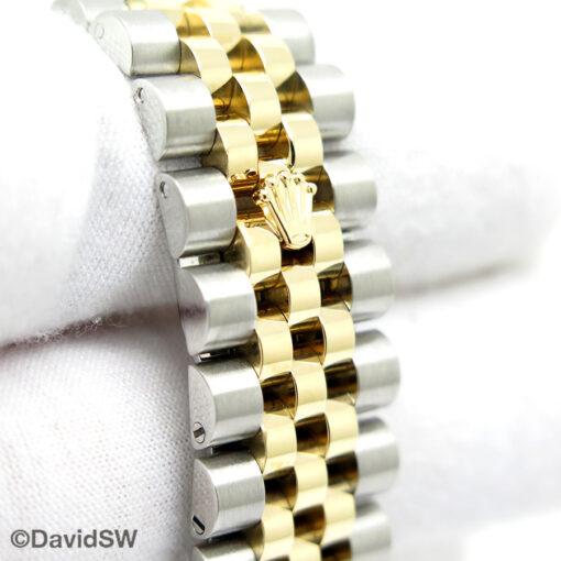 Rolex 116233 Datejust 18K/SS with Champagne Stick Dial on Jubilee - Image 7