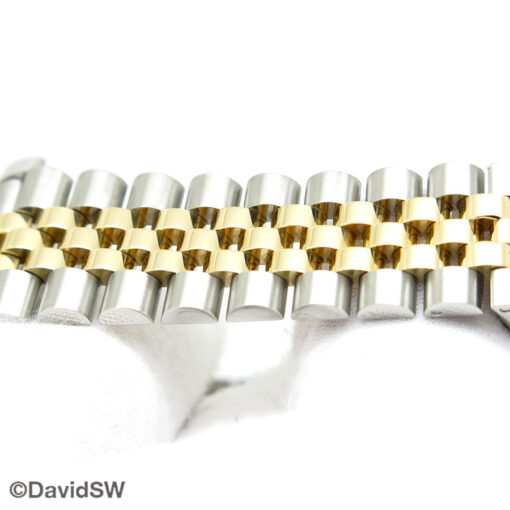 Rolex 116233 Datejust 18K/SS with Champagne Stick Dial on Jubilee - Image 8