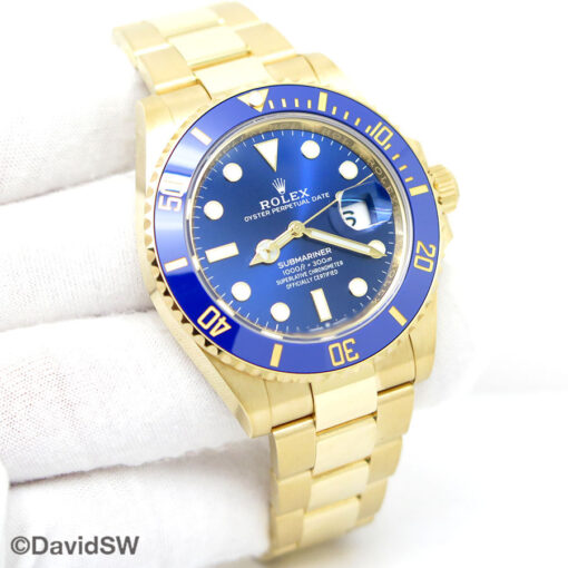 Rolex 126618LB Submariner 41 18K Yellow Gold