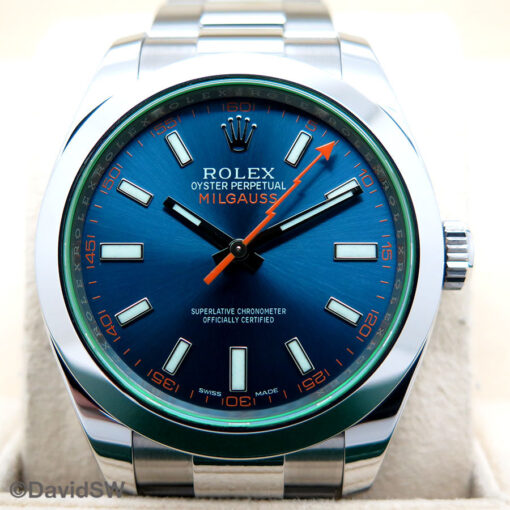 Rolex 116400GV Milgauss with Blue Dial - Image 3