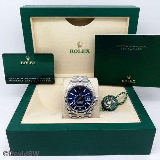 Rolex 326934 Skydweller with Blue Dial on Jubilee - Image 2