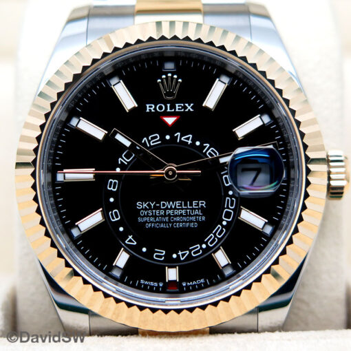 Rolex 336933 Skydweller 18K/SS with Black Dial on Oyster - Image 3