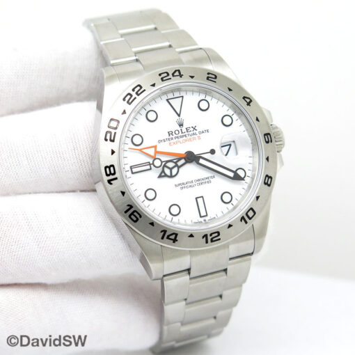 Rolex 226570 Explorer II with White Dial