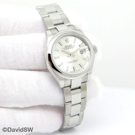 Rolex 279160 Datejust with Silver Stick Dial on Oyster