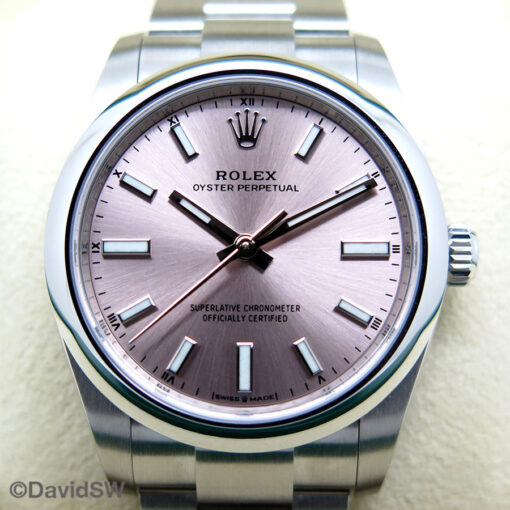Rolex 124200 Oyster Perpetual with Pink Dial - Image 3