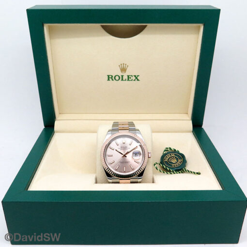 Rolex 126331 Datejust 41 18K/SS with Sundust Stick Dial on Oyster - Image 2