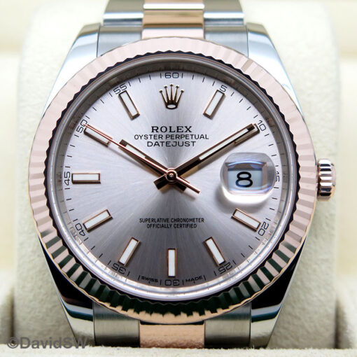 Rolex 126331 Datejust 41 18K/SS with Sundust Stick Dial on Oyster - Image 3