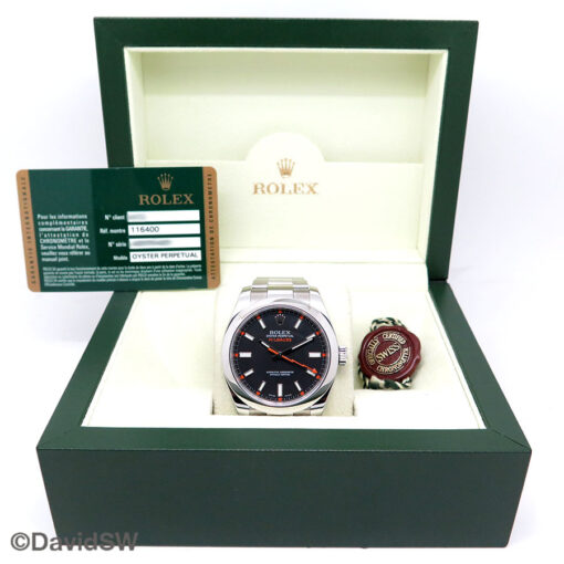 Rolex 116400 Milgauss with Black Dial - Image 2