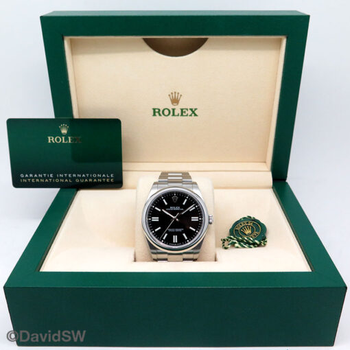 Rolex 124300 Oyster Perpetual 41 with Black Dial - Image 2