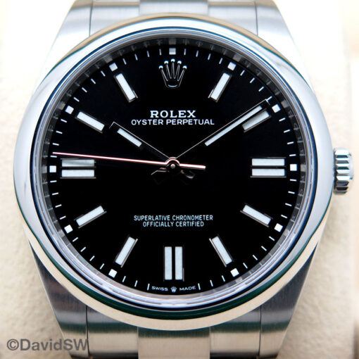 Rolex 124300 Oyster Perpetual 41 with Black Dial - Image 3