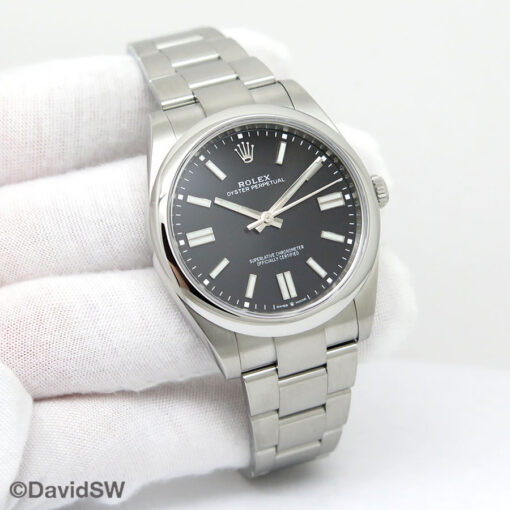 Rolex 124300 Oyster Perpetual 41 with Black Dial