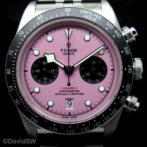 Tudor 79360N Black Bay Chronograph with Pink Dial - Image 3